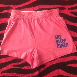 Cheer practice shorts